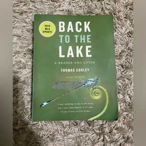 Back to the Lake a Reader and Guide Third Edition by Thomas Cooley